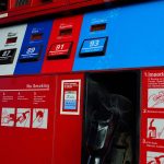 Surtidor de combustible en una gasolinera